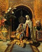 Arab or Arabic people and life. Orientalism oil paintings  235 unknow artist